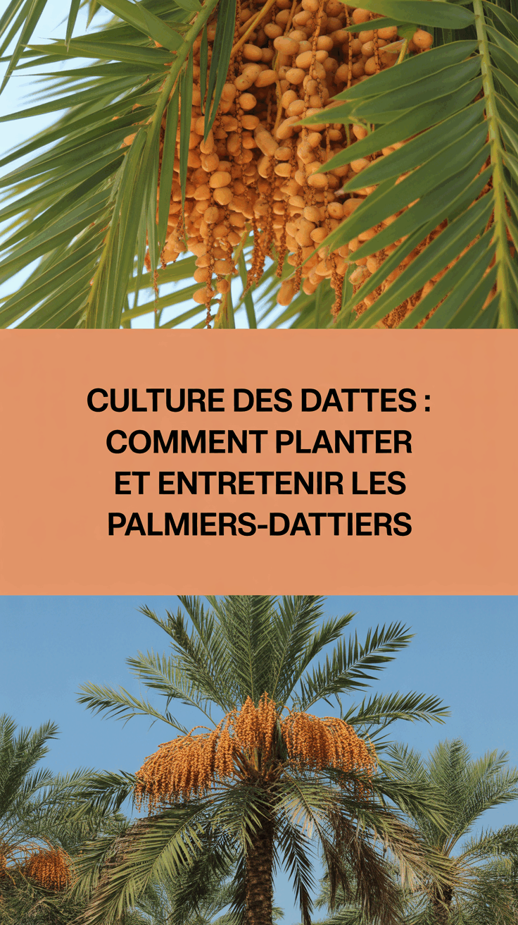Culture des dattes : comment planter et entretenir les palmiers-dattiers