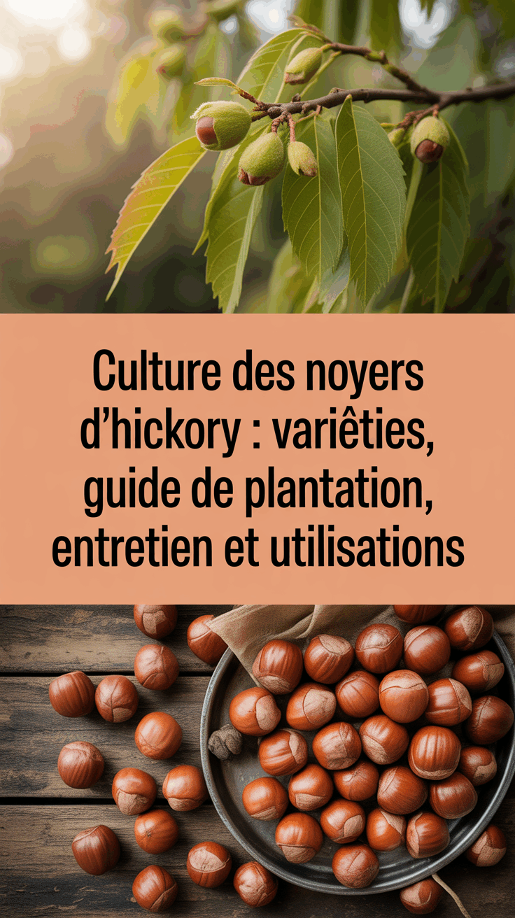Culture des noyers d'hickory : variétés, guide de plantation, entretien et utilisations