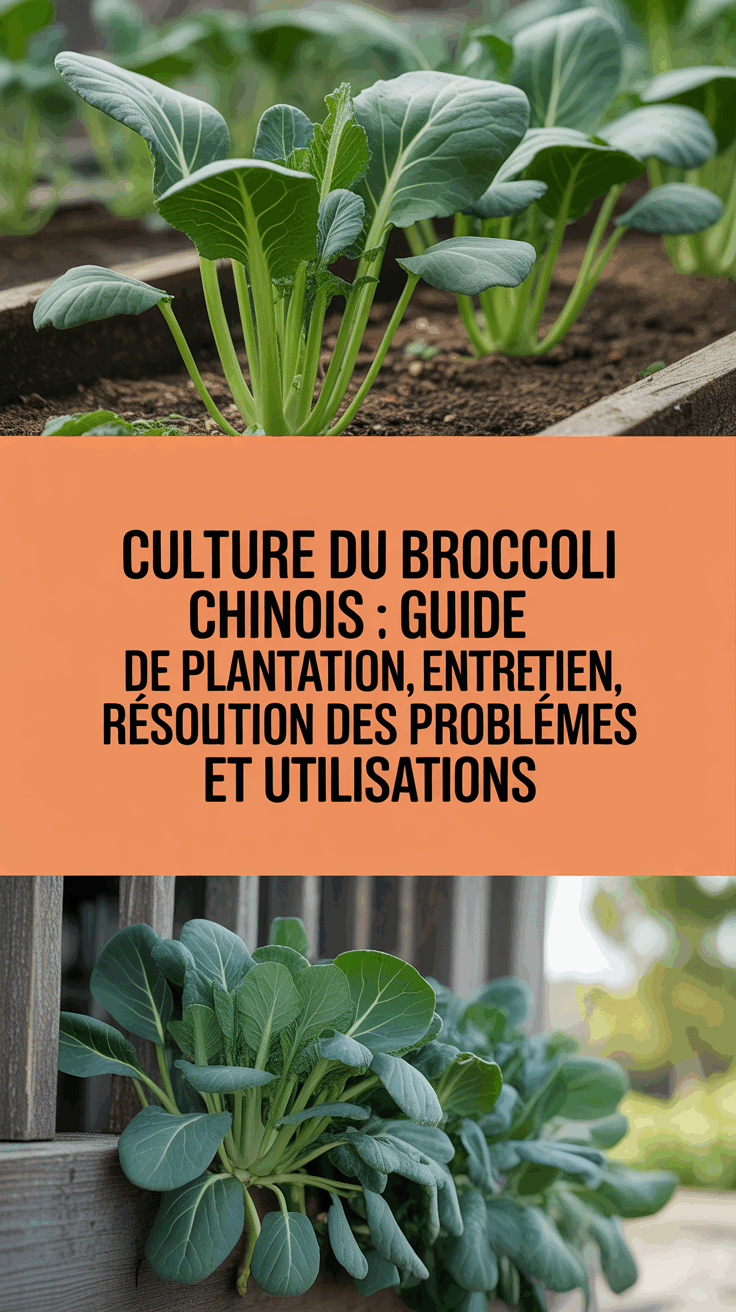 Culture du brocoli chinois : guide de plantation, entretien, résolution des problèmes et utilisations