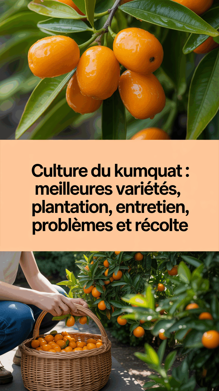 Culture du kumquat : meilleures variétés, plantation, entretien, problèmes et récolte