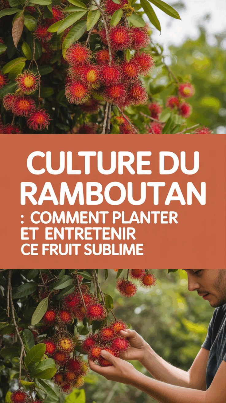Culture du ramboutan : comment planter et entretenir ce fruit sublime