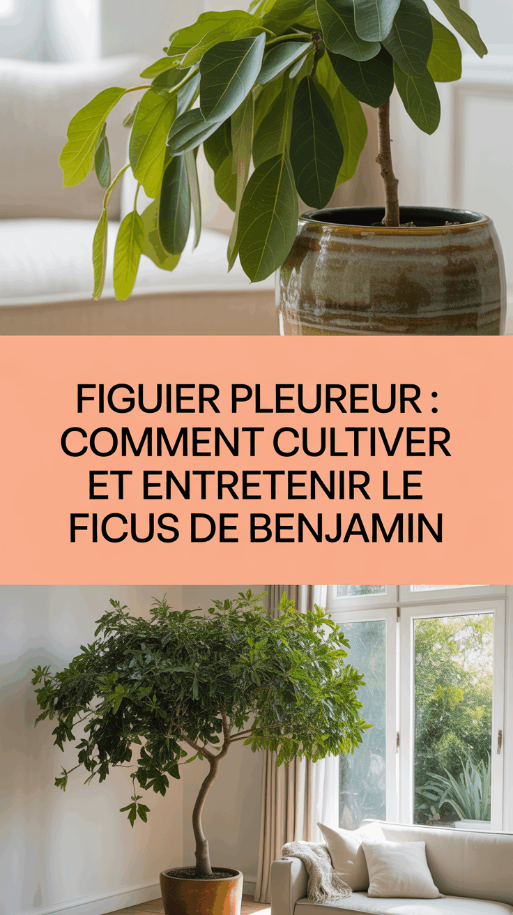 Figuier pleureur : Comment cultiver et entretenir le Ficus de Benjamin