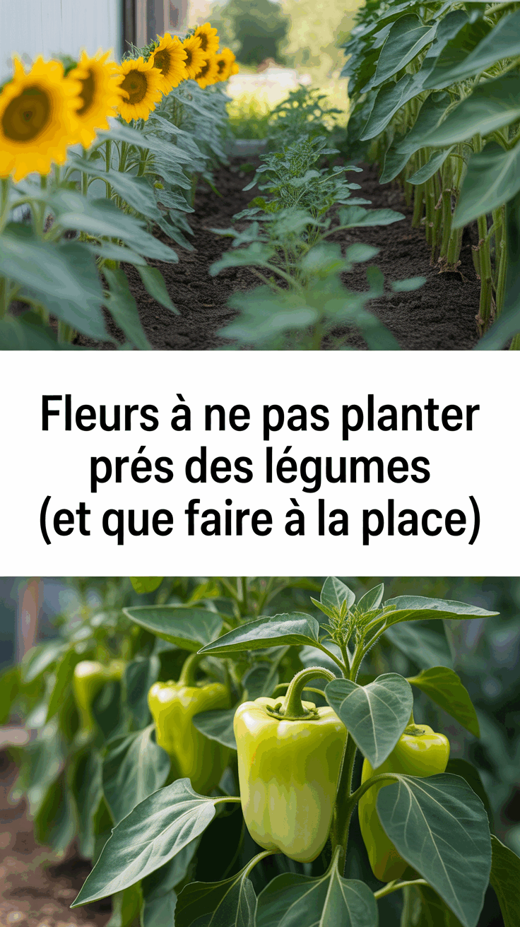 Fleurs à ne pas planter près des légumes (et que faire à la place)