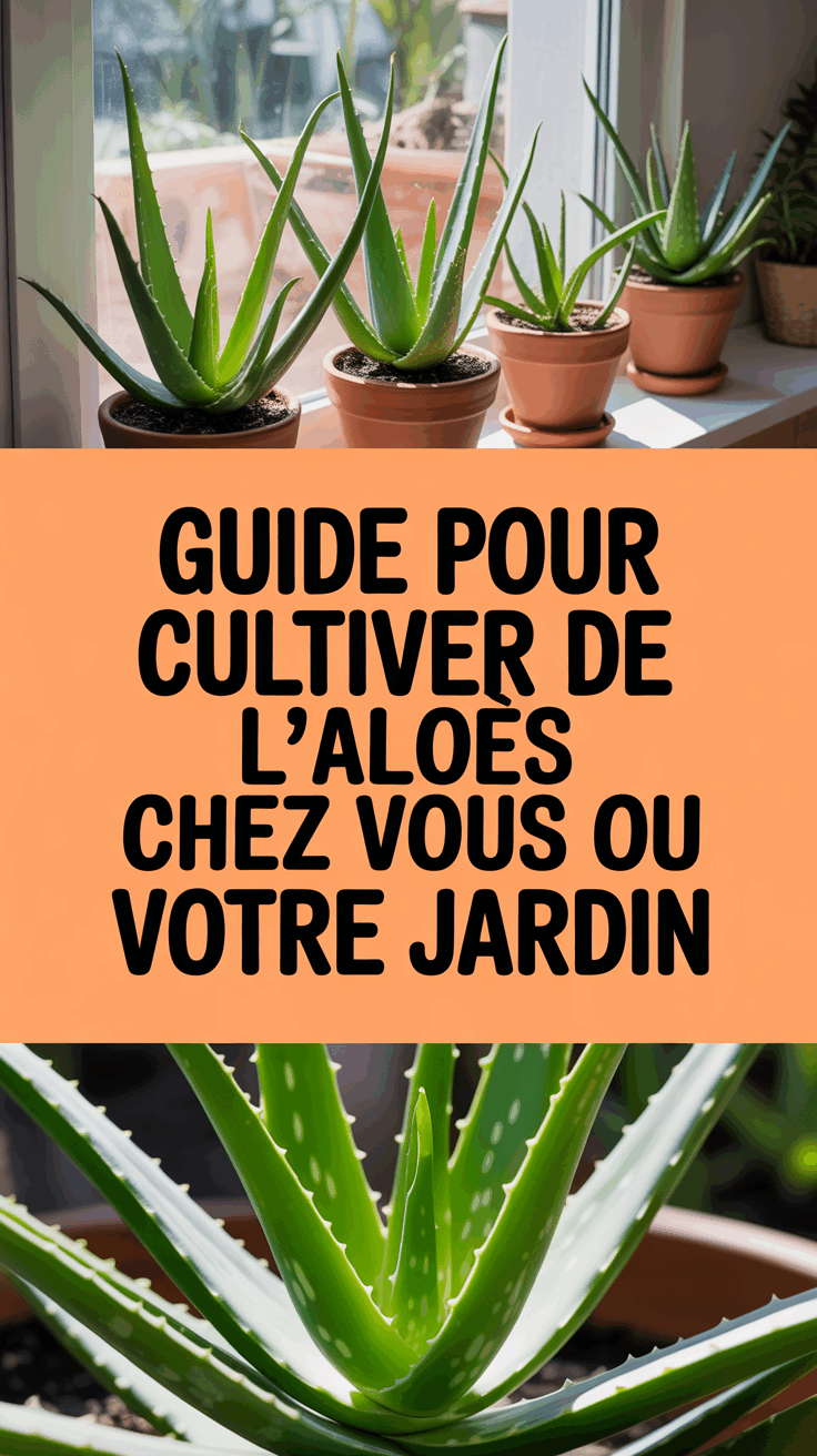 Guide pour cultiver de l’aloès chez vous ou dans votre jardin