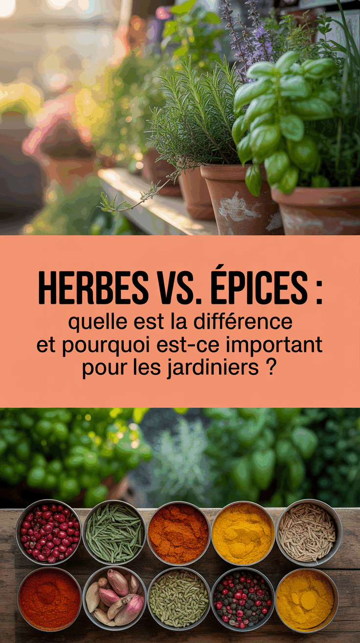Herbes vs. Épices : Quelle est la différence et pourquoi est-ce important pour les jardiniers ?