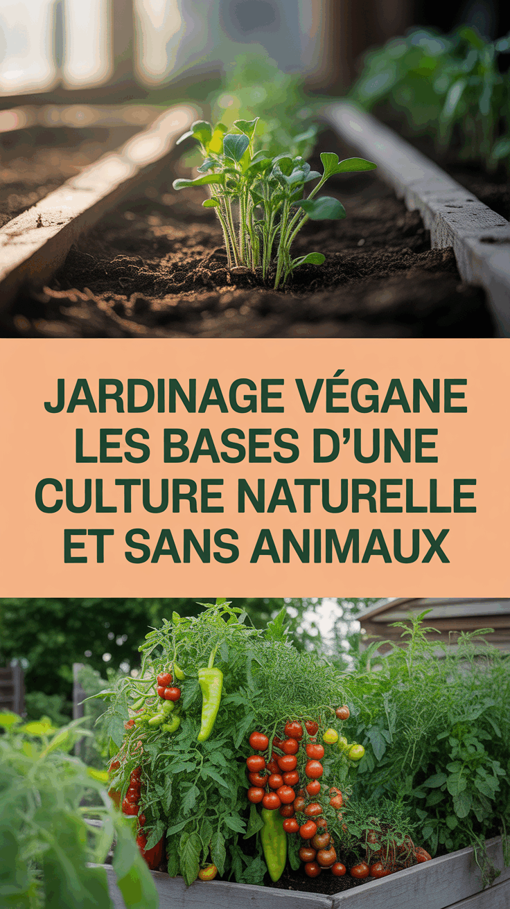 Jardinage végane : les bases d&rsquo;une culture naturelle et sans animaux
