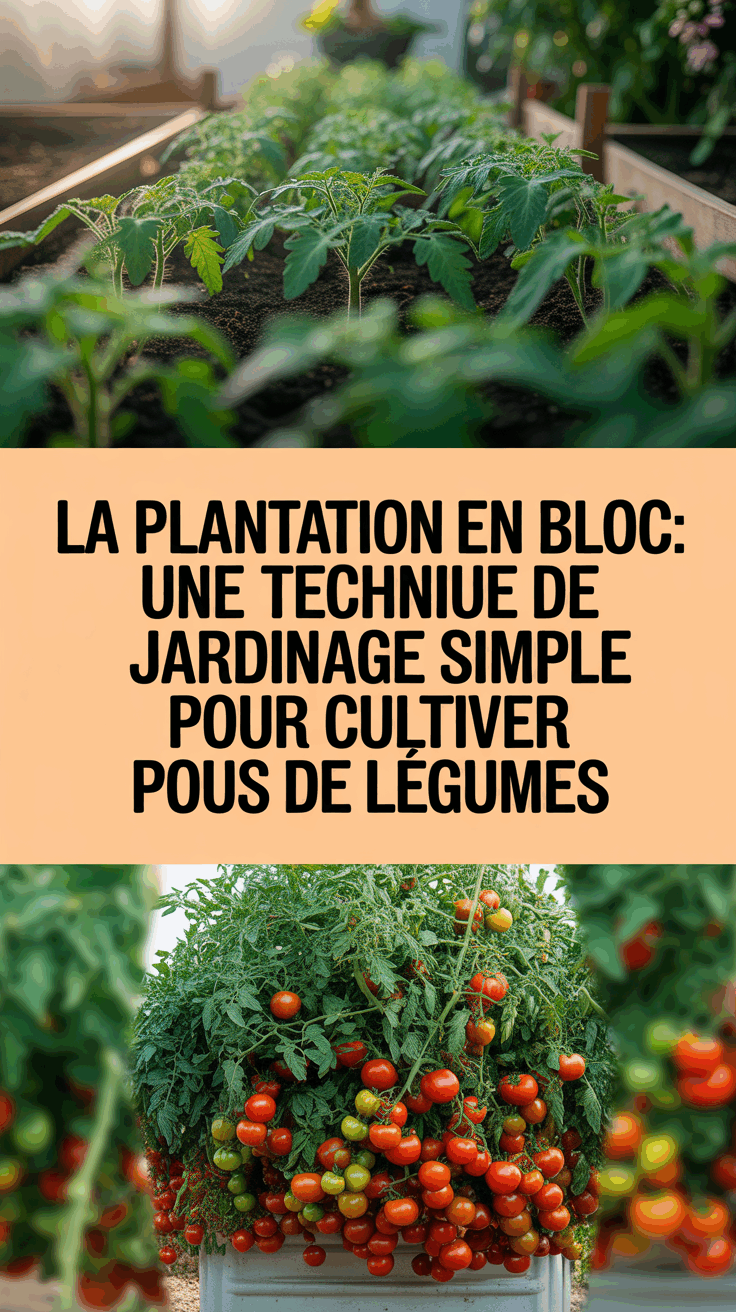 La plantation en bloc : une technique de jardinage simple pour cultiver plus de légumes
