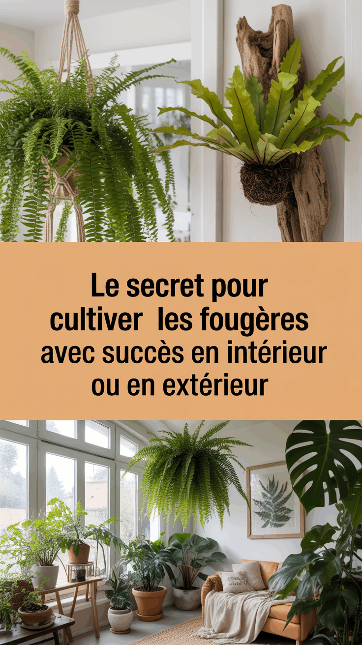 Le secret pour cultiver les fougères avec succès en intérieur ou en extérieur