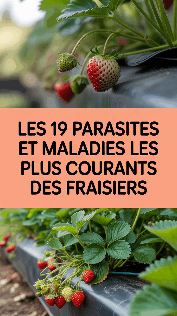 Les 19 parasites et maladies les plus courants des fraisiers