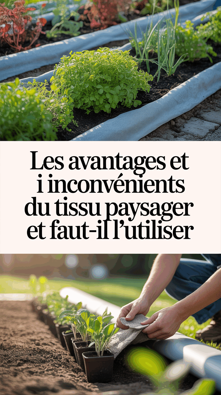 Les avantages et inconvénients du tissu paysager et faut-il l’utiliser