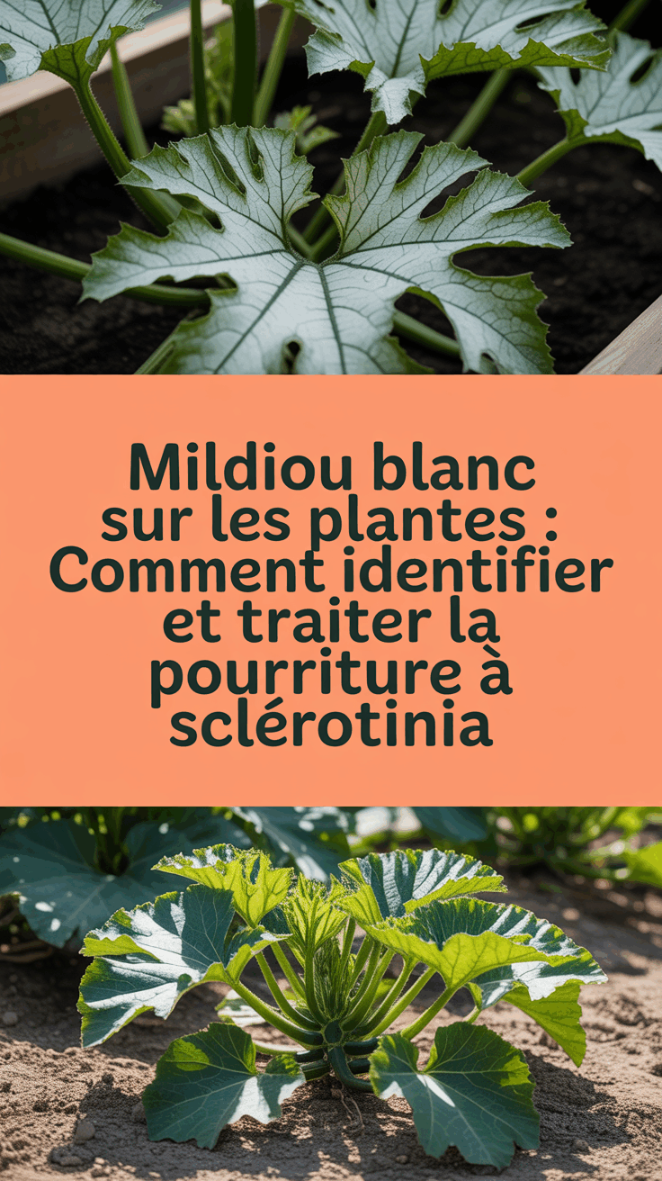 Mildiou Blanc sur les Plantes : Comment Identifier et Traiter la Pourriture à Sclérotinia