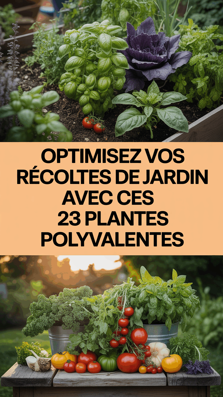 Optimisez vos récoltes de jardin avec ces 23 plantes polyvalentes