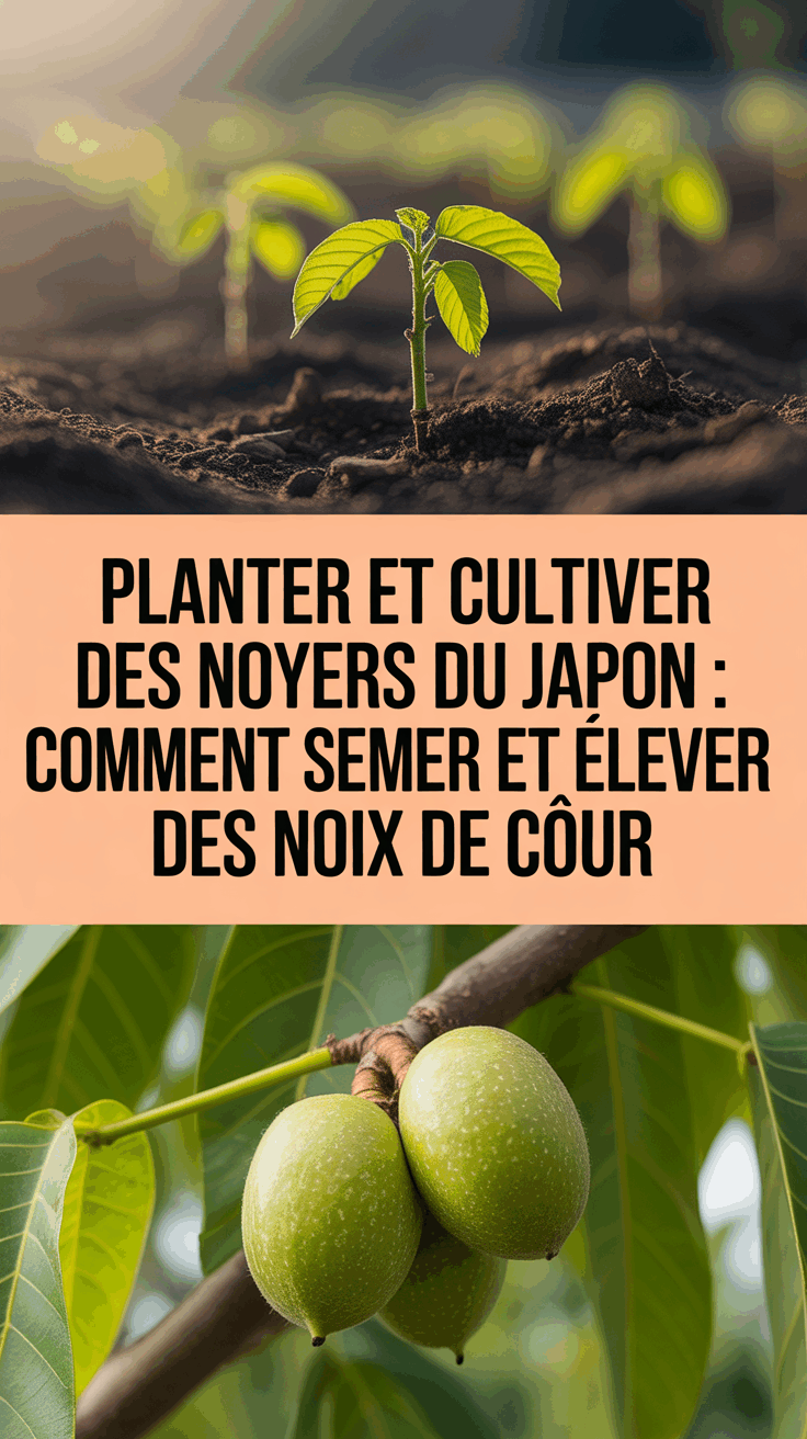 Planter et cultiver des noyers du Japon : comment semer et élever des noix de cœur