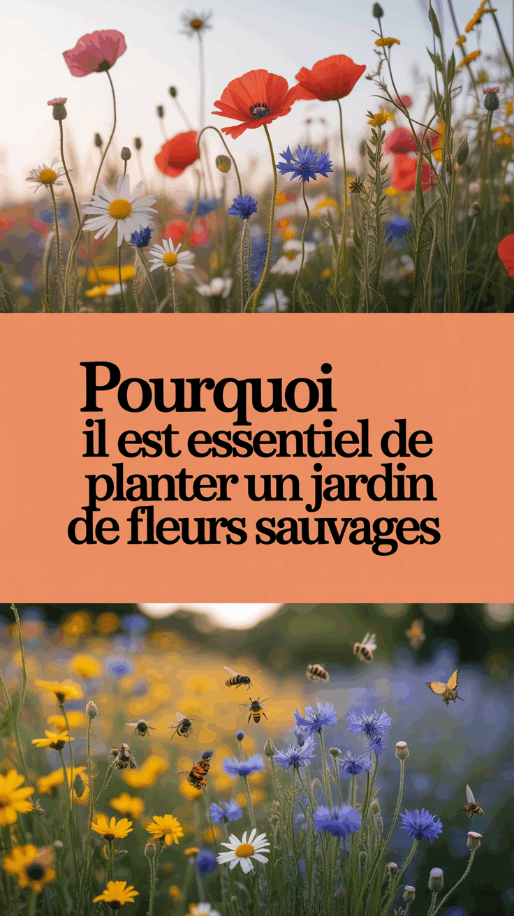 Pourquoi il est essentiel de planter un jardin de fleurs sauvages