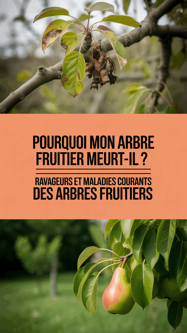 Pourquoi mon arbre fruitier meurt-il ? Ravageurs et maladies courants des arbres fruitiers