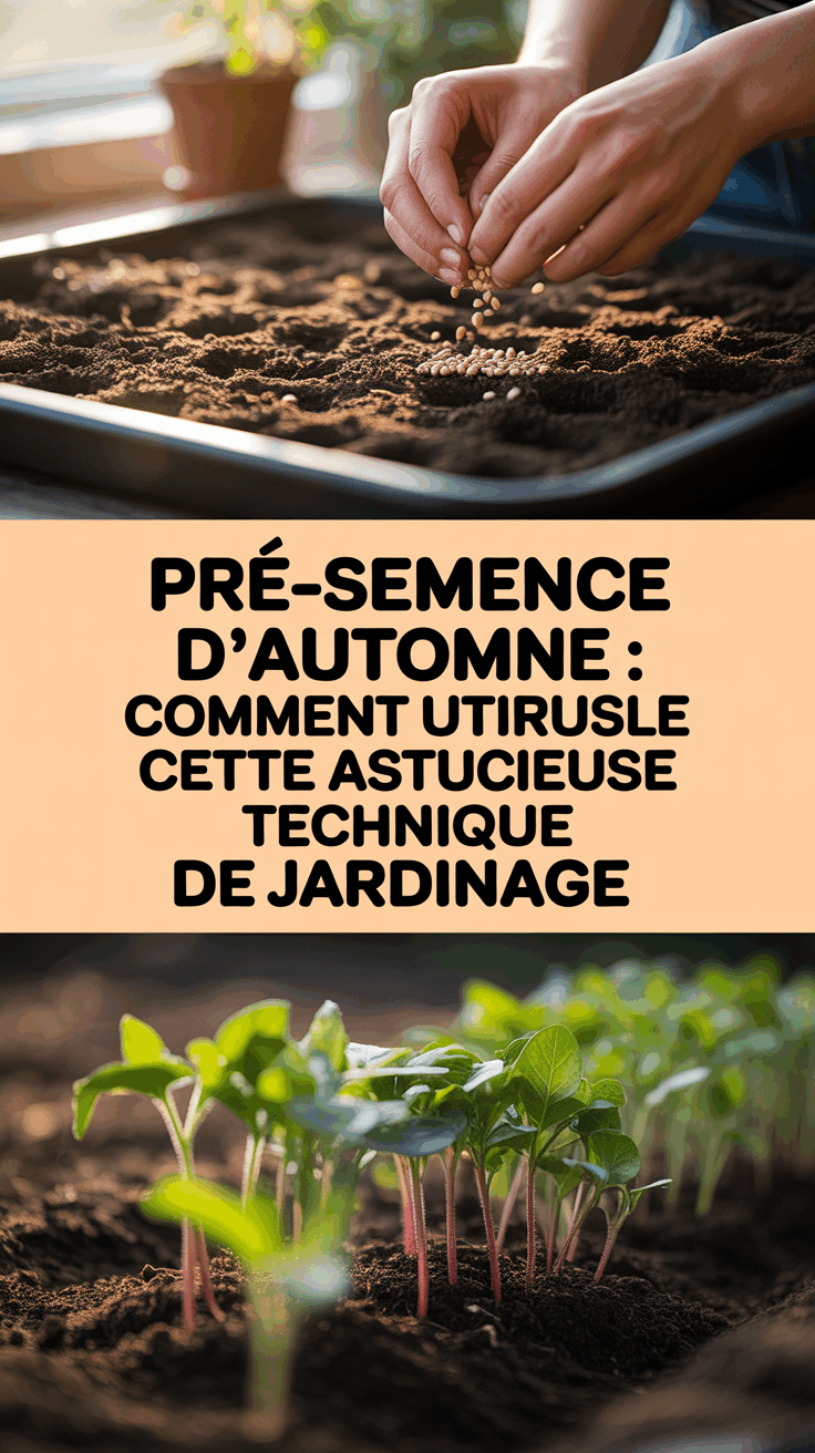 Pré-semence d&rsquo;automne : comment utiliser cette astucieuse technique de jardinage