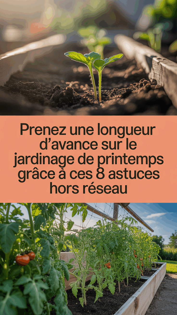 Prenez une longueur d&rsquo;avance sur le jardinage de printemps grâce à ces 8 astuces hors réseau
