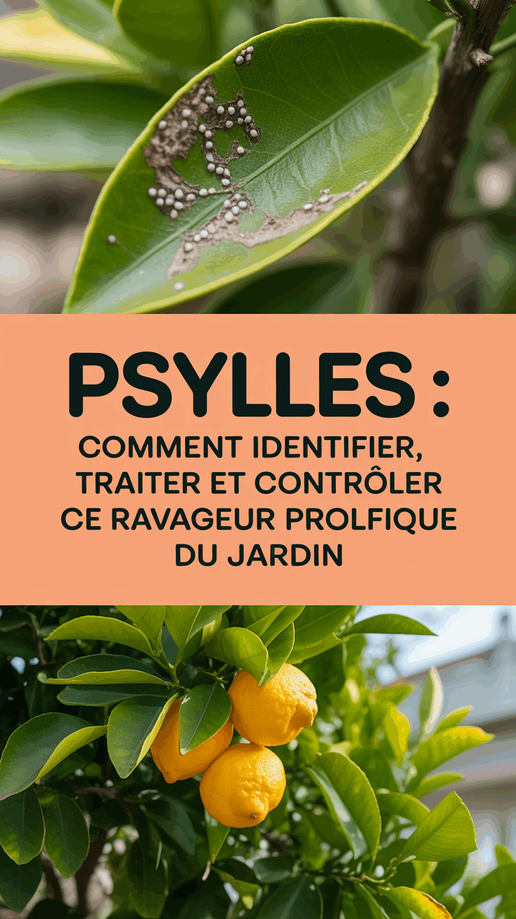 Psyllles : Comment Identifier, Traiter et Contrôler ce Ravageur Prolifique du Jardin