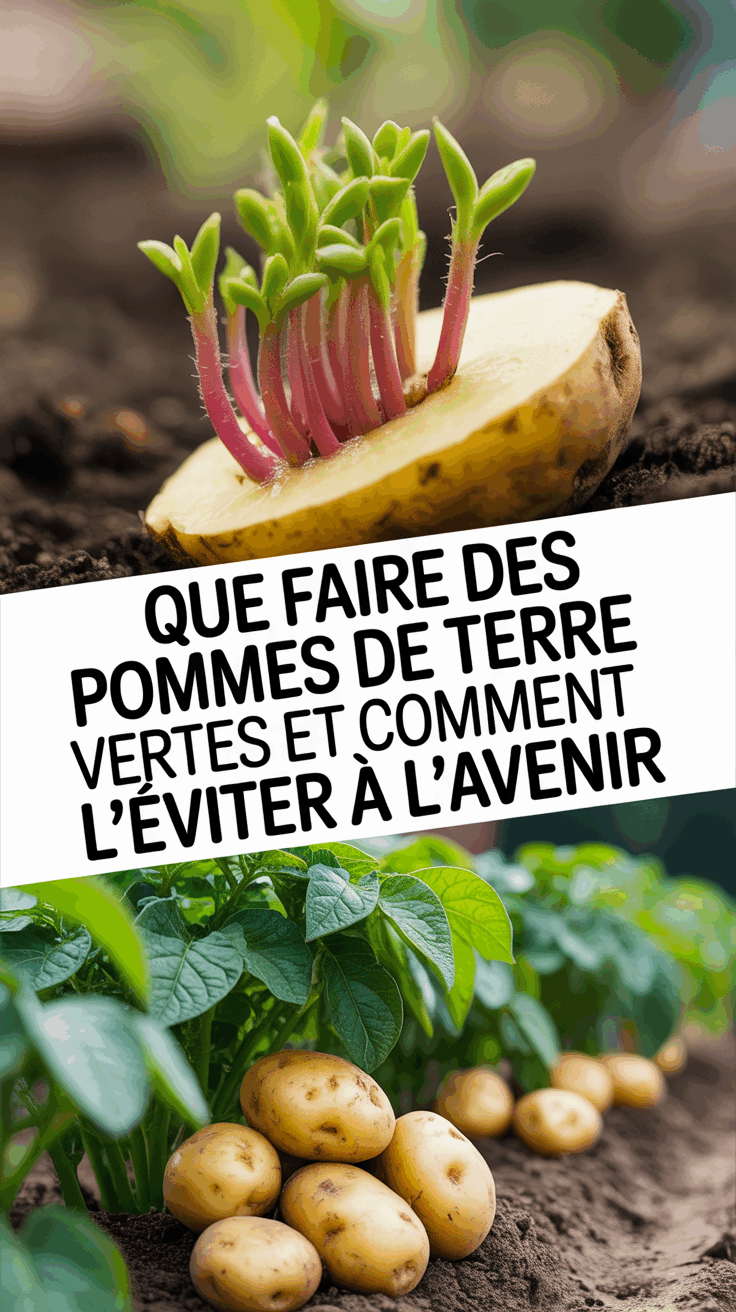 Que faire des pommes de terre vertes et comment l’éviter à l’avenir