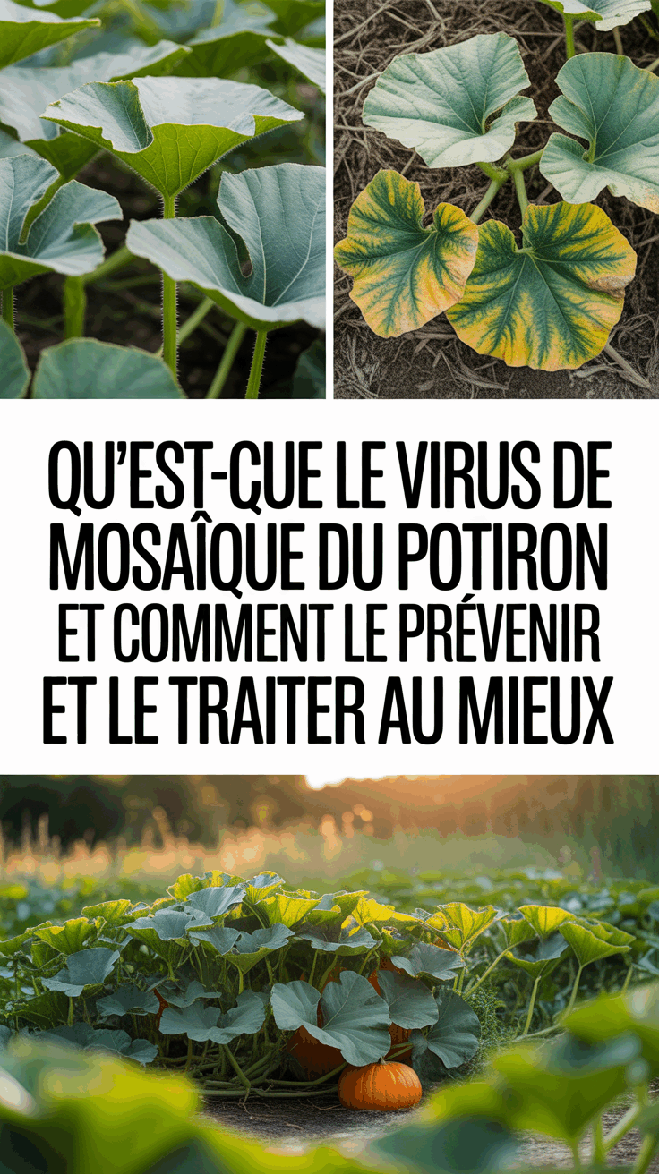Qu&rsquo;est-ce que le virus de la mosaïque du potiron et comment le prévenir et le traiter au mieux