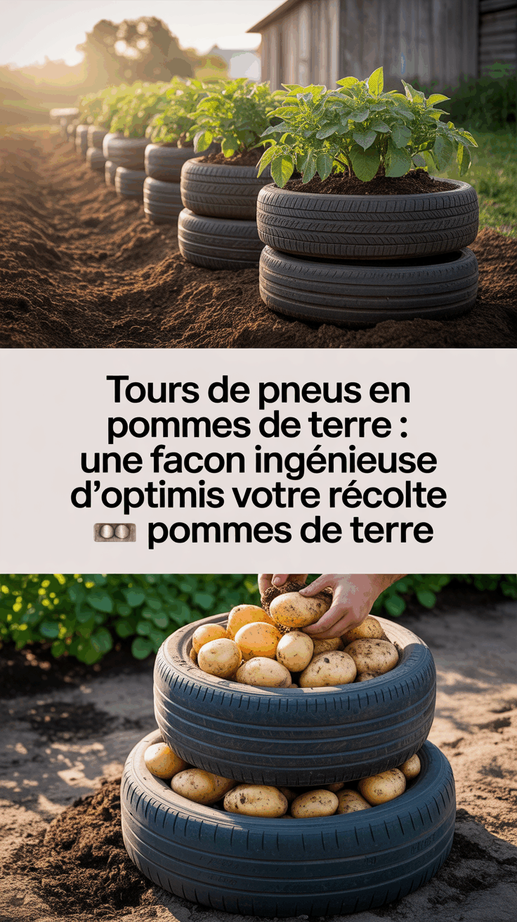 Tours de Pneus en Pommes de Terre : Une Façon Ingénieuse d'Optimiser Votre Récolte de Pommes de Terre