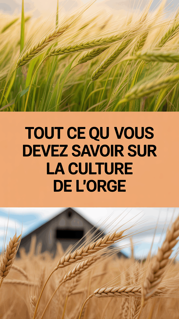Tout ce que vous devez savoir sur la culture de l&rsquo;orge