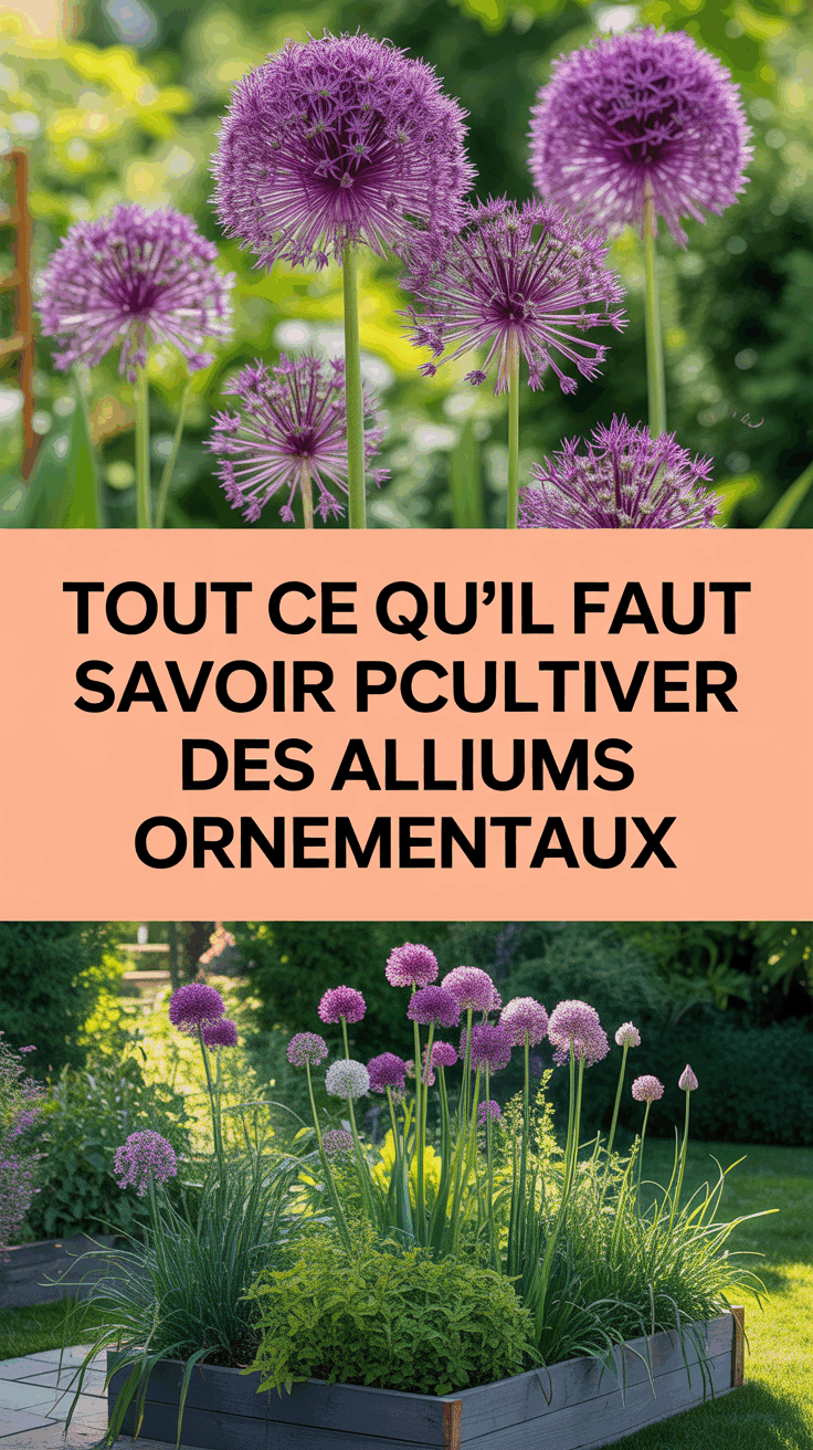 Tout ce qu’il faut savoir pour cultiver des alliums ornementaux
