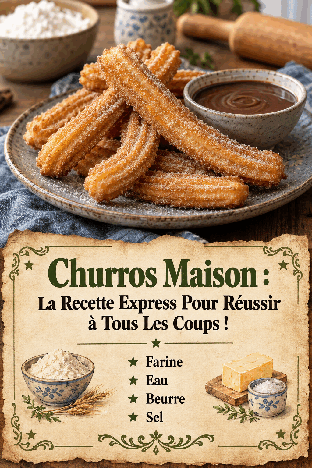 Churros Maison : La Recette Express Pour Réussir à Tous Les Coups !
