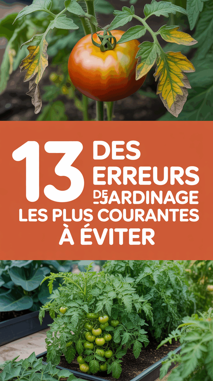 13 des erreurs de jardinage les plus courantes à éviter