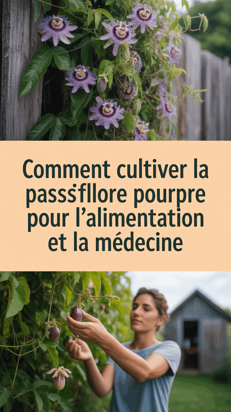 Comment Cultiver la Passiflore Pourpre pour l’Alimentation et la Médecine
