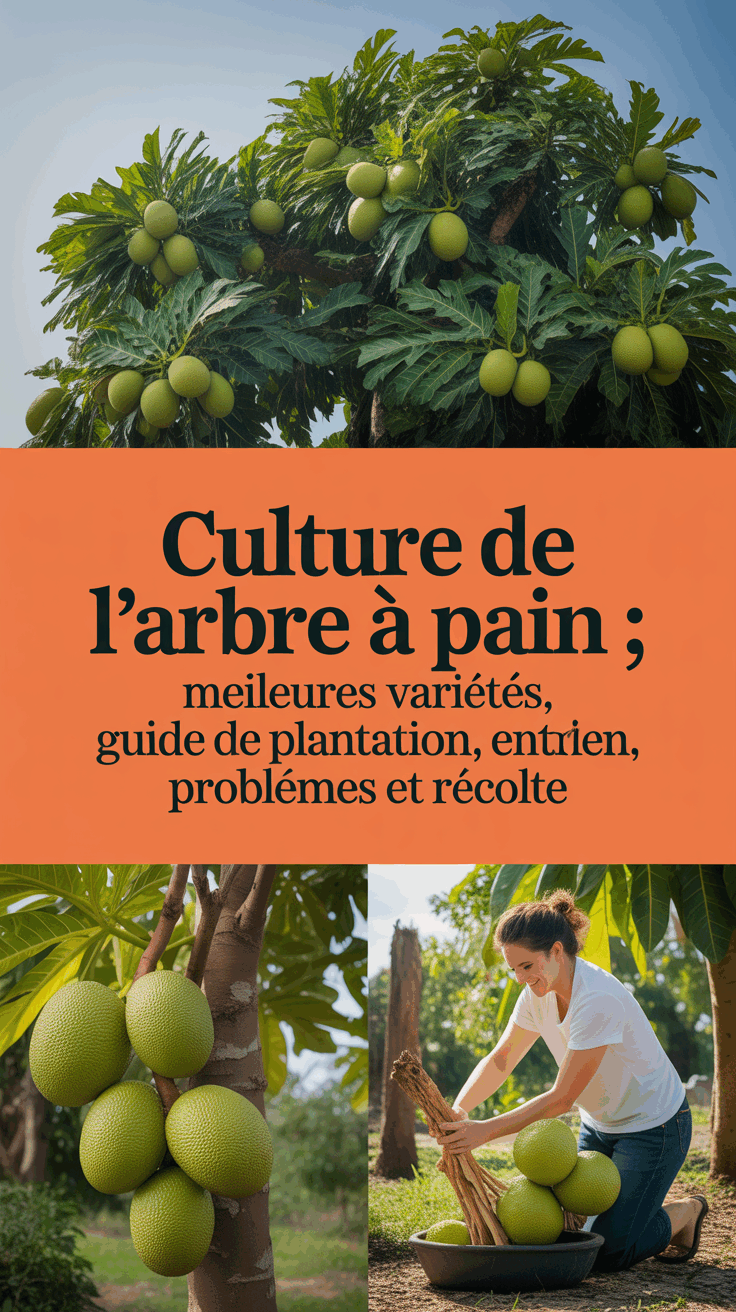 Culture de l'arbre à pain : meilleures variétés, guide de plantation, entretien, problèmes et récolte